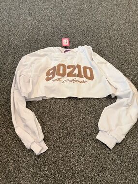 Womens new Edikted crop sweatshirt size medium